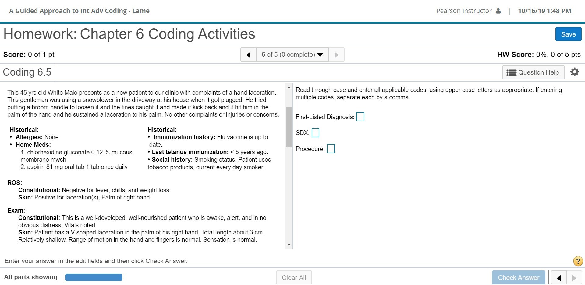 Assignments and Coding Activities